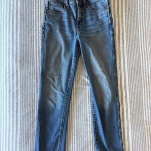 Madewell High Rise Stovepipe Jeans